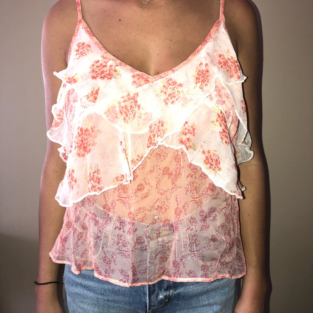 Free people tank top worn once
